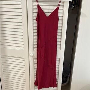 Elegant Red Women's Dress